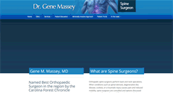Desktop Screenshot of genemasseymd.com